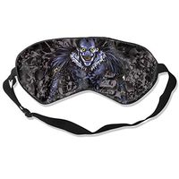 Anime Death Note Sleeping Eye Mask for Women Man Kid Girls -Hypoallergenic,Best Light Blackout - Adjustable Night Blinder Blindfold - Great for Travel, Shift Work & Meditation