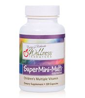 Super Mini-Multi - Superior Quality Children's Multivitamin with Methyl Folate, Methyl B12 and Coenzyme B Vitamins for Growth, Focus, Brain Health (120 Capsules)