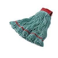 RCPC153GRE - Swinger Loop Wet Mop Heads, Large, Green, Cotton/Synthetic Blend