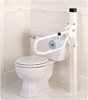 Toilet Hinged Arm Support. 28" (71cm) Arm Support