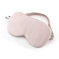 ZIMASILK 100% Natural Silk Sleep Mask ，Silk Cover Elastic Headband Adjustable,Super-Smooth Soft Eye Mask for Sleep (Pink)