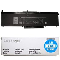 GreenTech New VG93N Replacement Battery for Dell Precision 15 3520 11.4V 92Whr 6 Cell Battery WFWKK 0WFWKK
