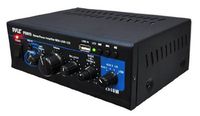 Pyle PTAU23.5 2X40W Mini Power Amplifier System - Dual Channel Home Audio Sound Mixer, Stereo Receiver Box with USB, RCA, Headphone, AUX, MIC Input, LED, for PA, Home Entertainment and Studio Use