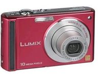 Panasonic Lumix DMC-FS20R 10MP Digital Camera with 4x Wide Angle MEGA Optical Image Stabilized Zoom (Red)