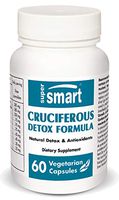 Supersmart - Cruciferous Detox Formula - Best Sources of Glucosinolates in One Powerful Formula with Sulforaphane Glucosinolate | Non-GMO - 60 Vegetarian Capsules