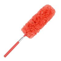 KaiDee Microfiber Cleaning Duster, Soft Microfiber Duster Brush Dust Cleaner, Can Not Lose Hair Static Anti Dusting Brush Home Air-condition Car Furniture Cleaning (Red)