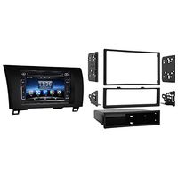 OTTONAVI Toyota Tundra 2007-2013 Black OE Fitment Dash Kit + In Dash Multimedia GPS Navigation Radio