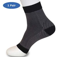 Kinship Comfort Brands Plantar Fasciitis Foot Socks for Men & Women - Compression Foot Sleeves for Pain Relief, Heel Pain, Treatment for Everyday Use with Arch Support | 4 Colors (S,M,L,XL)
