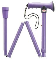 Overmold Ergonomic Folding Cane Adjusts 32.5"-36.5"-9-0524-54