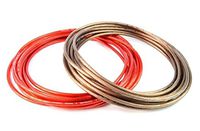 8 Gauge 50 Feet Total 25' Black and 25' Red Power Ground Wire Cable Car Audio