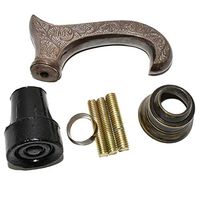 Eve.Store Antique Victorian Designer Handle Wooden Vintage Style Walking Stick Cane