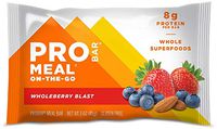 PROBAR - Meal Bar, Wholeberry Blast, Non-GMO, Gluten-Free, Certified Organic, Healthy, Plant-Based Whole Food Ingredients, Natural Energy (6 Count)