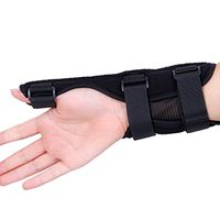NACHEN Thumb Support Brace with Wristband Thumb Pain Joint Sprain Fracture Support,Right,M