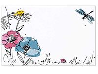 Pack Of 50, Wildflower Meadow Enclosure Cards 3-1/2x2-1/4" Made In USA