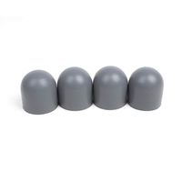 Gbell 4Pcs Motor Cover Case Dustproof Silicone Plug Cover Protector for DJI Mavic 2 Pro/Zoom,Drone Accessories (Gray)
