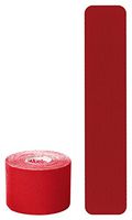 Mueller Sports Medicine Kinesiology Tape I-Strip Roll (20 Strips), Red, 2" x 9.75"