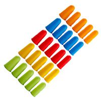 SUPVOX 25pcs Silicone Finger Cover Useful Anti Skid Temperature Resistance Waterproof