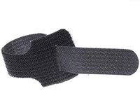 11" Black Hook and Loop Cable Ties - (pack of 10)