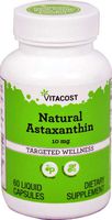 Vitacost Natural Astaxanthin - 10 mg - 60 Softgels