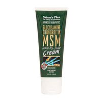 NaturesPlus Advanced Therapeutics Glucosamine Chondroitin MSM Ultra Rx-Joint Cream - 4 oz - High Potency Joint Support Cream - Greaseless - Penetrating Action