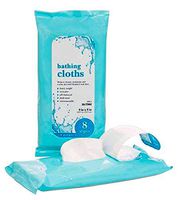 AMZ Bath Wipes No-Rinse, 8" x 8". Pack of 352 NonSterile wipes for skin protection. Premoistened, Aloe Vera and Glycerin Enriched Towels in Soft Pack. Microwaveable, Hypoallergenic and Latex-Free.