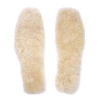 APELPES Cut-to-fit Wool Insoles, Cozy & Fluffy Premium Sheepskin Insoles Fleece Inserts (Cream, Women's 5-10)