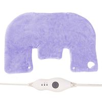 Electric Heating Pad for Neck and Shoulders-Extra Large 18" x 25" Neck Heating Pad-Auto Shut Off Shoulder Heated Pad-Heated Neck Wrap Purple by Mosabo
