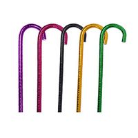 Amosfun 5pcs Children Dance Cane Dance Performance Crutch Jazz Decorative Props Walking Stick Accessory for Belly Dancing (Random Color)