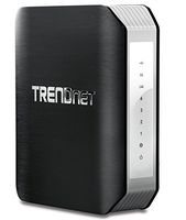 TRENDnet AC1900 Dual Band Wireless AC Gigabit Router, 2.4GHz 600Mbps+5Ghz 1300Mbps, 1 USB 2.0 Port, 1 USB 3.0 Port, IPv6, Guest Network, Parental controls, TEW-818DRU (Renewed)