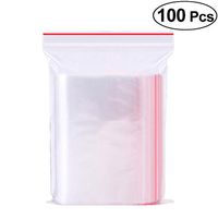 Vosarea 100pcs Clear Resealable Cello Cellophane Bags Self Sealing Poly Bags Gift Wrap Cellophane Bags Good for Bakery Candle Soap Cookie 10x15cm
