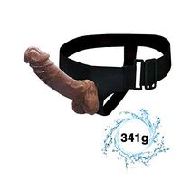 8inch Lifelike Flexible Wearable Massaga Rod For Couples Sexy With Suction Cup
