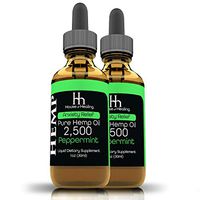 (2 Pack) Hemp Oil for Pain & Anxiety Relief - 2500mg - 5000mg Total - Organic Hemp Oil - May Help with Pain, Sleep, Mood, Stress and More - Hemp Extract - Rich in Omega 3,6,9 (Peppermint)