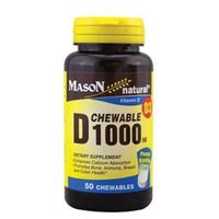 D 1000IU CHEWABLE (peach-vanilla flavor)