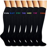 Compression Socks for Women and Men(20-30 mmHg) - Best Medical for Running, Athletic, Nurses, Pregnancy, Flight, Travel, Circulation & Recovery (Assorted, S/M)