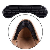 4D Heel Cushions Inserts, Heel Grips Liner for Loose Shoes, Improved Too Big Shoe Fit and Comfort, Self-Adhesive Heel Pads for Women Men (2 Pairs, Black)