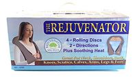 The Rejuvenator- 1 Speed- Back & Neck Massager - 4 Rolling Discs, 2 Directions- Plus Soothing Heat