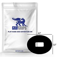 GrifGrips Ovals: Adhesive for CGM Devices (Original Formula - 50 Pack - Color: Black) (Medtronic Enlite/Guardian)