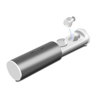CONBOLA Wireless Earbuds in-Ear with Push-pull Charging, TWS Bluetooth Earphones 5.0 Smart Touch Recognition, IPX7 Sweatproof Left and Right Earbuds Have A Full BT Headset Function Portable Case(Grey)