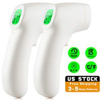 2 Pack Forehead Thermometer, Digital Infrared Thermometer No-Touch Thermometer, Digital Medical Infrared Thermometer for Baby and Adult with ˚C / ˚F Adjustable Function