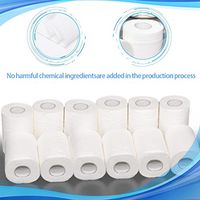 Ultra Soft White Toilet Paper, 3 Ply Comfort Care Bath Tissue, Family Mega Rolls - Highly Absorbent Fit Into Standard Hand Towel Dispensers for The Washroom/Kitchen Workshop/Restaurant (24 Rolls)