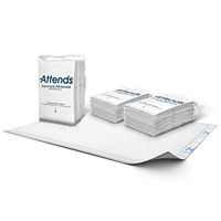 Attends Supersorb Advanced, Premium Underpads with Dry-Lock Technology, Adult Incontinence Care, 30"x36", 5 Count (Pack of 12)