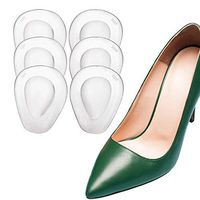 Metatarsal Pads for Women, Ball of Foot Cushions for High Heels All Day Pain Relief Forefoot Pads Heel Snugs Shoe Inserts, 3 Pairs