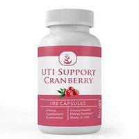 Cranberry Extract, 100 Count, 880 mg Serving, 100% Pure & Natural, No Additives or Fillers, Concentrated Strength, Highest Quality Non-GMO & Gluten-Free, Satisfaction Guarantee, Made in The USA