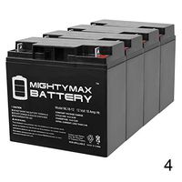 Mighty Max Battery 12V 18AH SLA Battery for Access Point AXS8000 Wheelchair - 4 Pack Brand Product