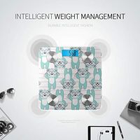 Bluetooth Bmi Measurement Tool Art Cute Fashion Cartoon Drawing Lines Weight Scale Bluetooth Body Fat Composition Monitor Analyzer with Smartphone App for Body Management-396 Lbs