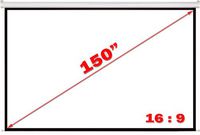 Antra PSA-150A Electric Motorized Projector Projection Screen (Matt White) for Home Theatre Business Presentation 4K/8K 3D HD Compatible (150 Inches Diaganal 16: 9 Ratio)