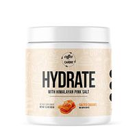 Coffee Over Cardio Hydrate Salted Caramel (30 Servings) - Hydration Supplement, Electrolyte Powder, Sugar Free, Keto Friendly, with Pink Himalayan Salt and CocOganic Coconut Water - Add to Coffee