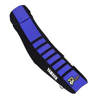 D'Cor Visuals Factory Ribs Seat Cover, Black/Blue/Black - Yamaha YZ250F & YZ450F - 2014-2016 _30-50-458 by Dcor