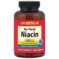 Lindberg No-Flush Niacin, 500 mg Inositol Hexanicotinate (120 Capsules)