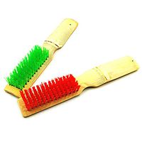 Kitchen Brush | Shoe Brush | Bamboo Boots Cleaning Tool | Car Wheel Mud Cleaner | Toilet Floor Brush | Dust Dirt Sweeper Random Color 2 Pack
